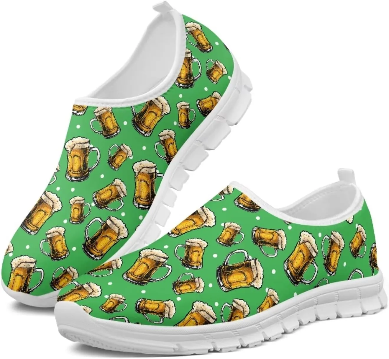 Modysero Slip On Shoes for Women Casual Walking Shoes with No Laces Low Top Lightweight Sneaker for Ladies Print Footwear