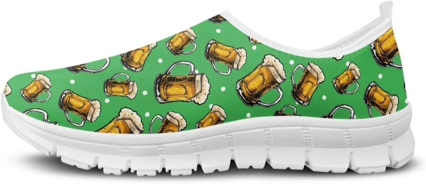 Modysero Slip On Shoes for Women Casual Walking Shoes with No Laces Low Top Lightweight Sneaker for Ladies Print Footwear