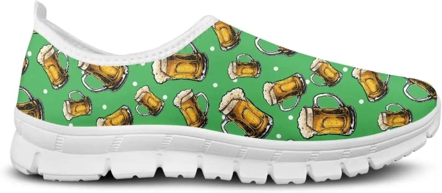 Modysero Slip On Shoes for Women Casual Walking Shoes with No Laces Low Top Lightweight Sneaker for Ladies Print Footwear