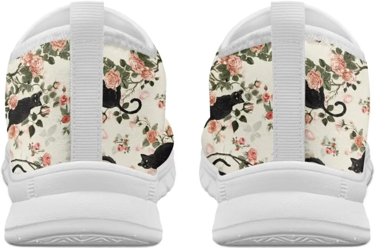 Modysero Slip On Shoes for Women Casual Walking Shoes with No Laces Low Top Lightweight Sneaker for Ladies Print Footwear