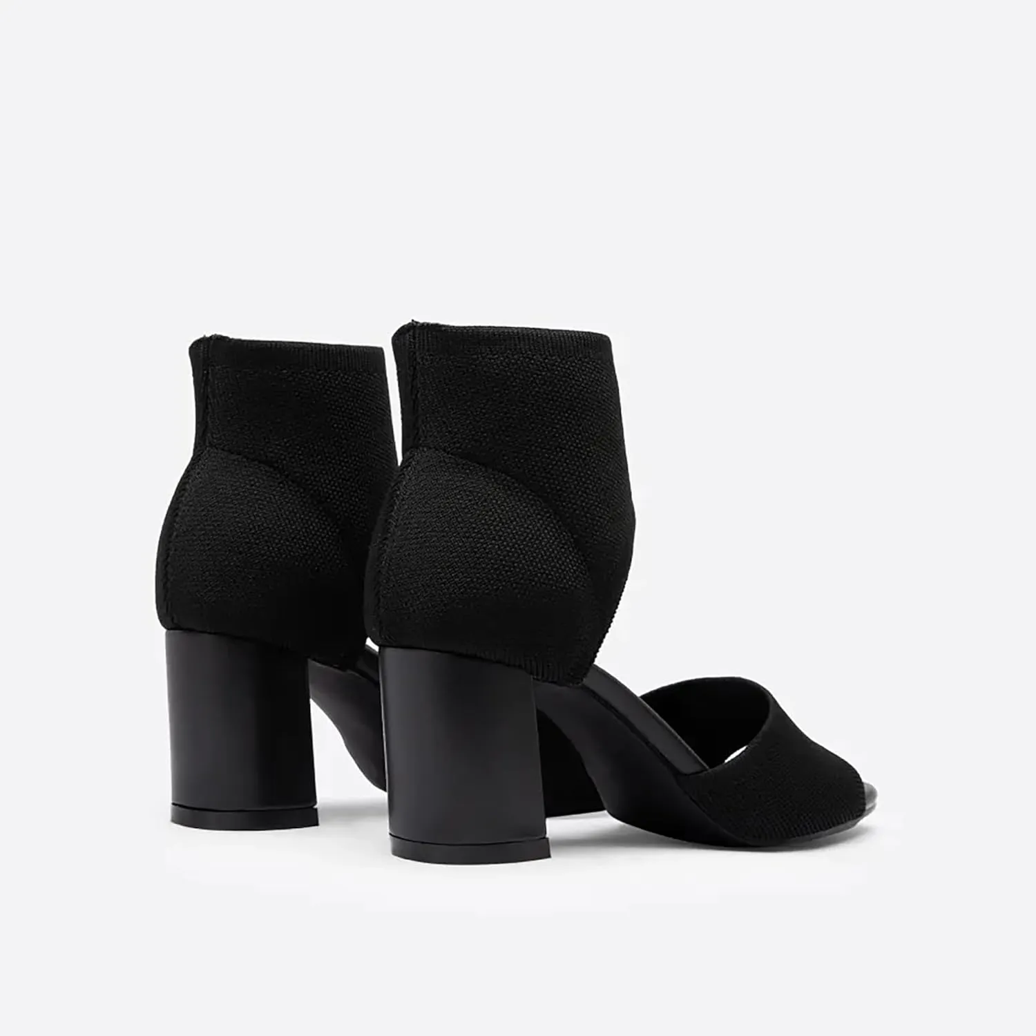 MOUSSE FIT Women's Block Heel Sandals, Casual Summer Shoes, Non-Slip Rubber Sole, Breathable Design