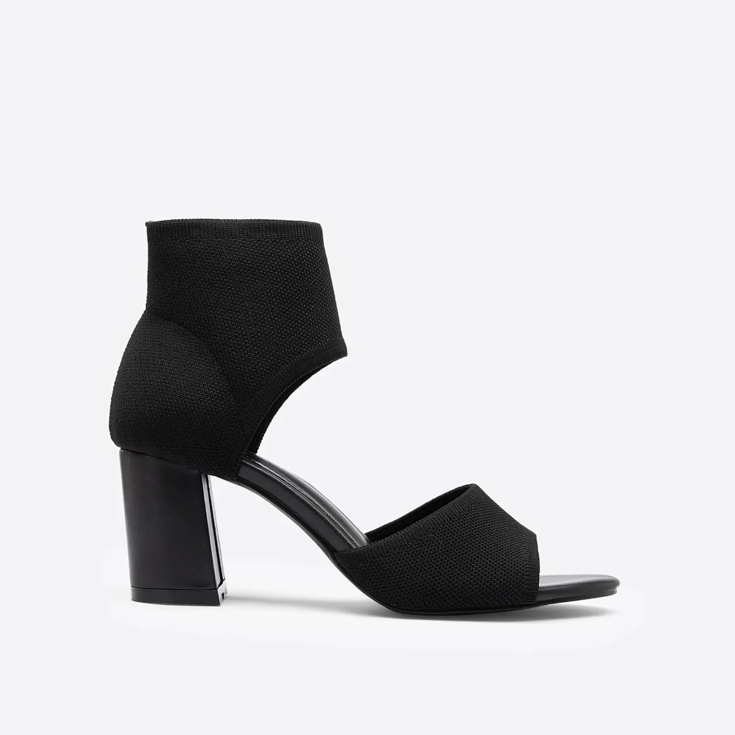 MOUSSE FIT Women's Block Heel Sandals, Casual Summer Shoes, Non-Slip Rubber Sole, Breathable Design