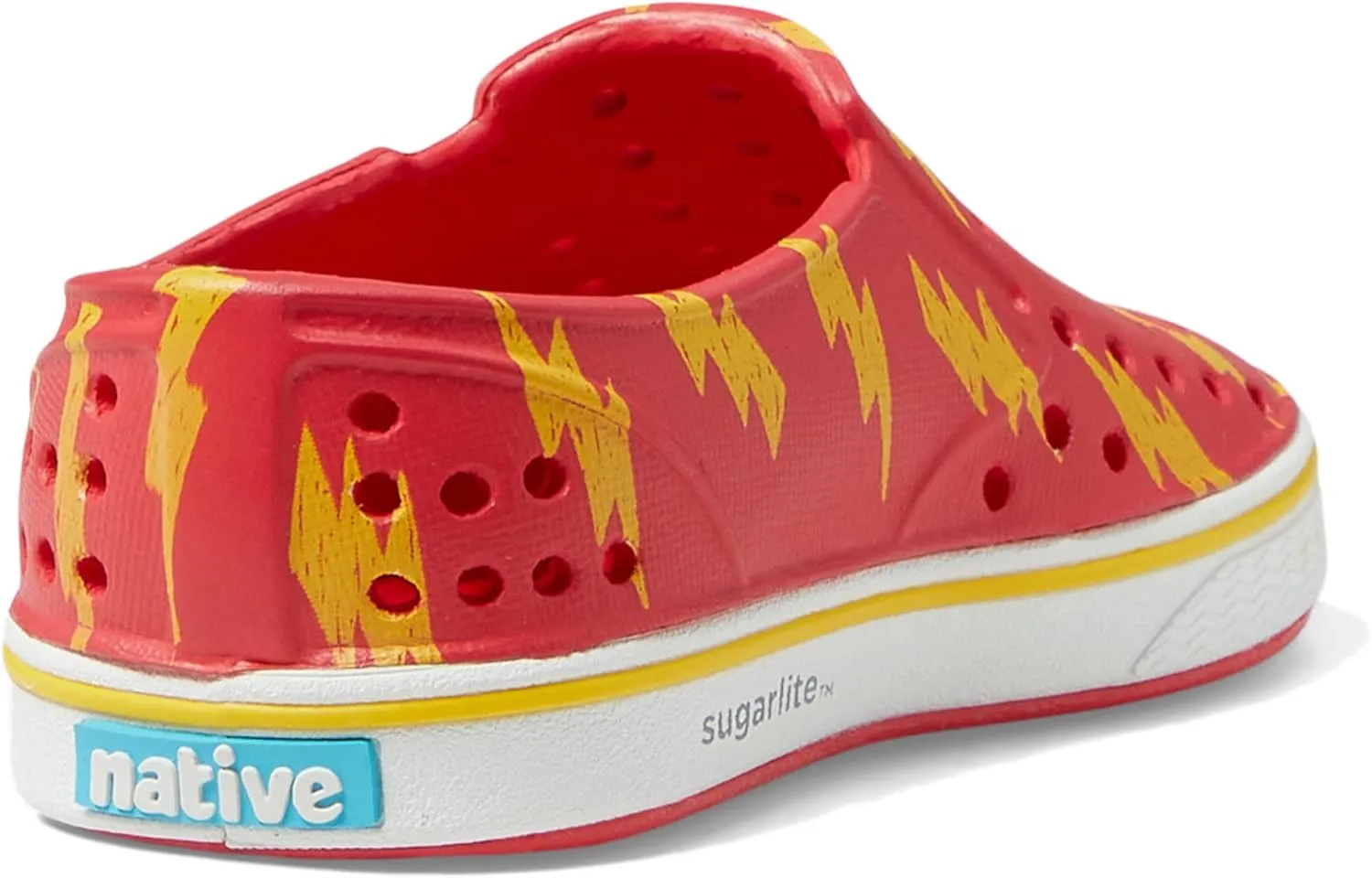 Native Shoes Kids Miles Sugarlite Print Sneakers for Toddler - Perforated Upper with Colorful Prints, and Round Toe Design