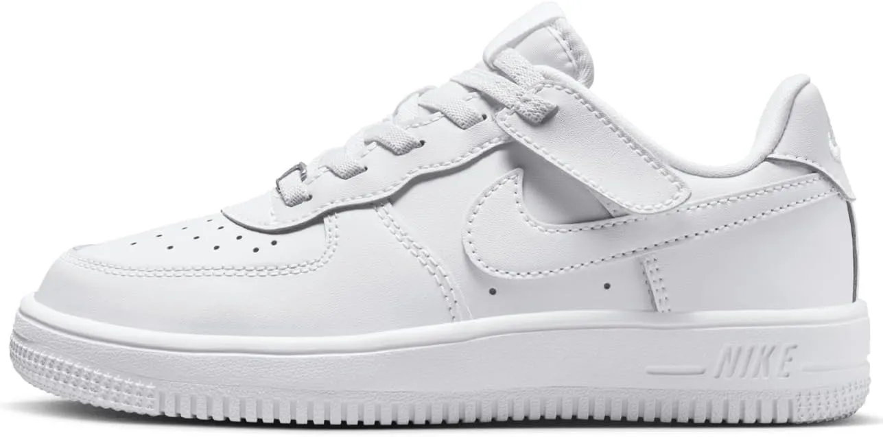 Nike Force 1 Low Easyon (Ps) Little Kids-Size 11 White/White-White