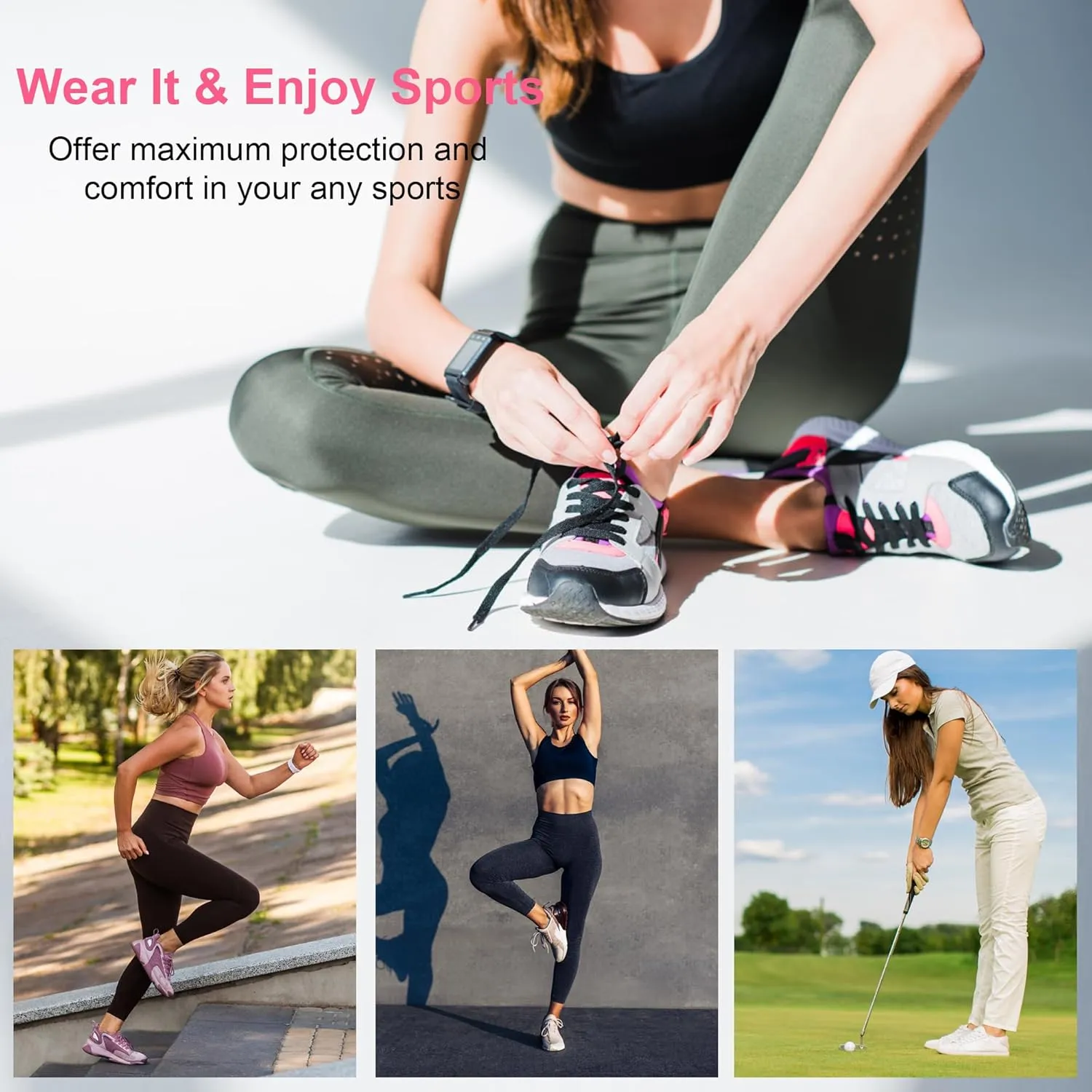No Show Socks Womens Athletic Cushion Ankle Footies Low Cut 5-6 Pairs