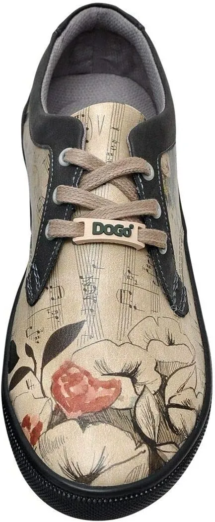 Personalize Your Life Cord - Lace Up Printed Women Sneakers - Chic, Elegant and Casual Style - Vegan, Environmentally Friendly and Handmade - Breathable Design