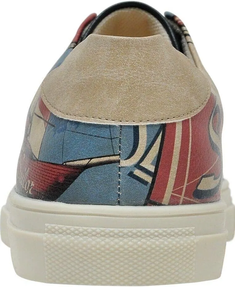 Personalize Your Life - Handmade and Vegan Printed Breathable Casual Sneakers - Sports Walking Fashion Men Shoes - Apollo Series