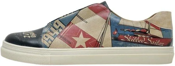 Personalize Your Life - Handmade and Vegan Printed Breathable Casual Sneakers - Sports Walking Fashion Men Shoes - Apollo Series