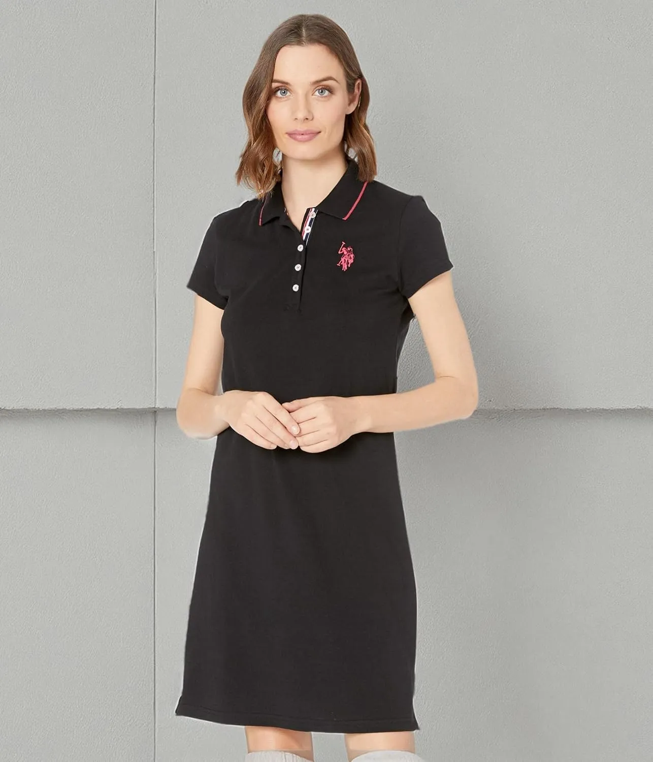 Polo Dress with Tipped Design by U.S. Polo Assn.