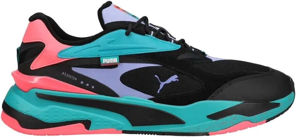 PUMA Mens Rs-Fast Lace Up Sneakers Shoes Casual - Black, Blue, Pink, Purple - Size 10 M