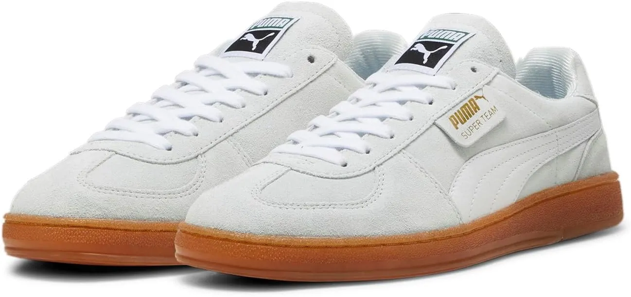 PUMA Mens Super Team Suede Lace Up Sneakers Shoes Casual - Grey