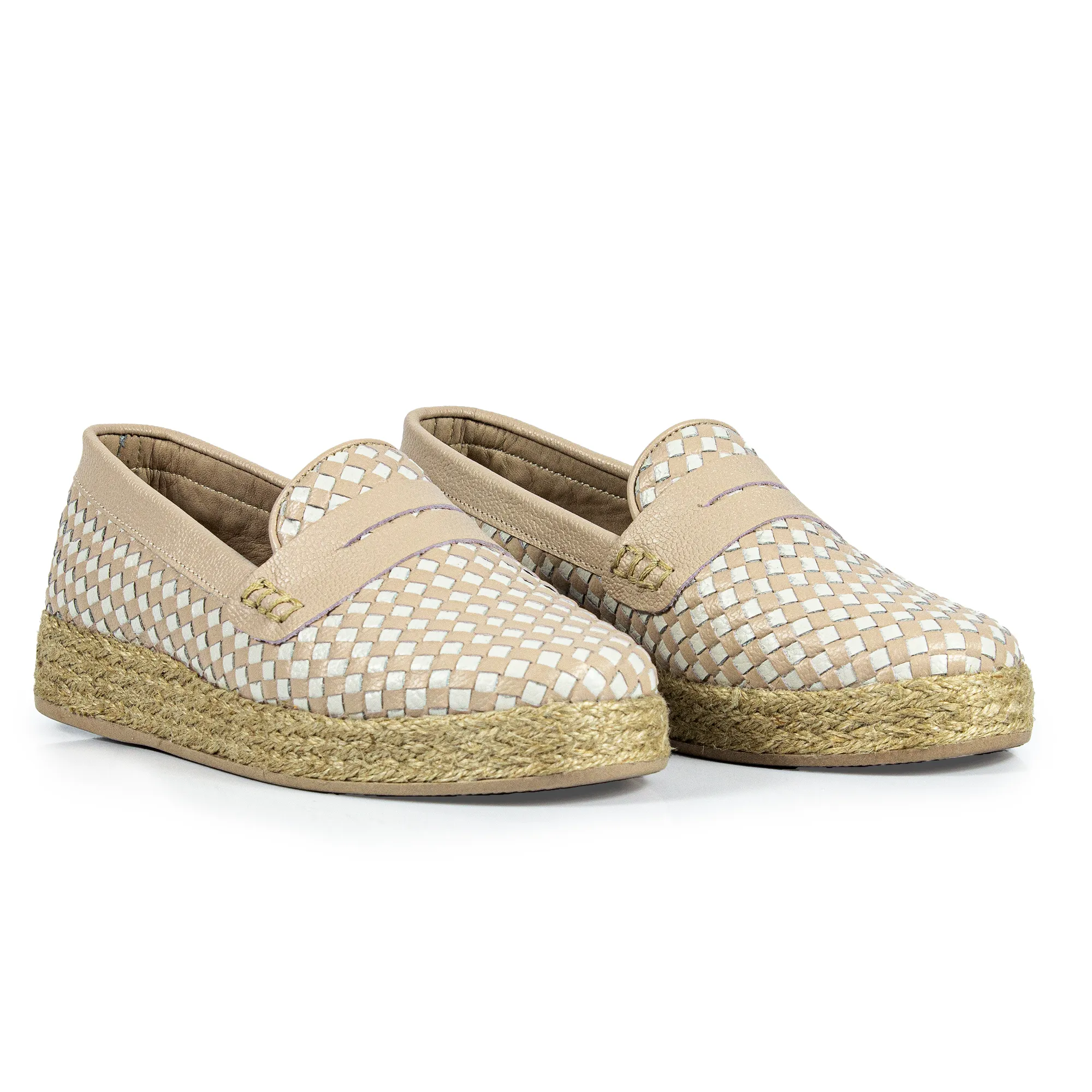 "FLORENCE" LEATHER ESPADRILLE