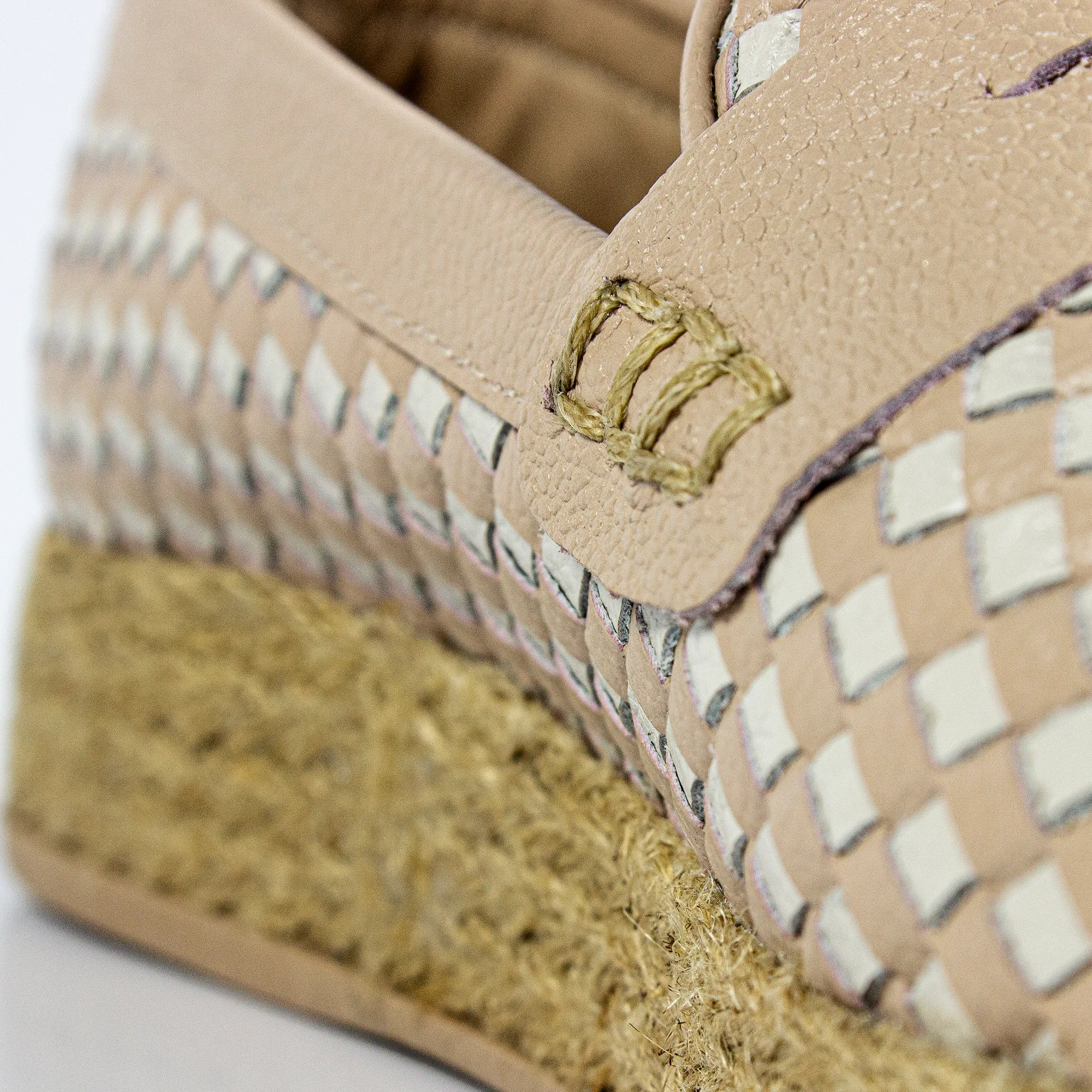 "FLORENCE" LEATHER ESPADRILLE