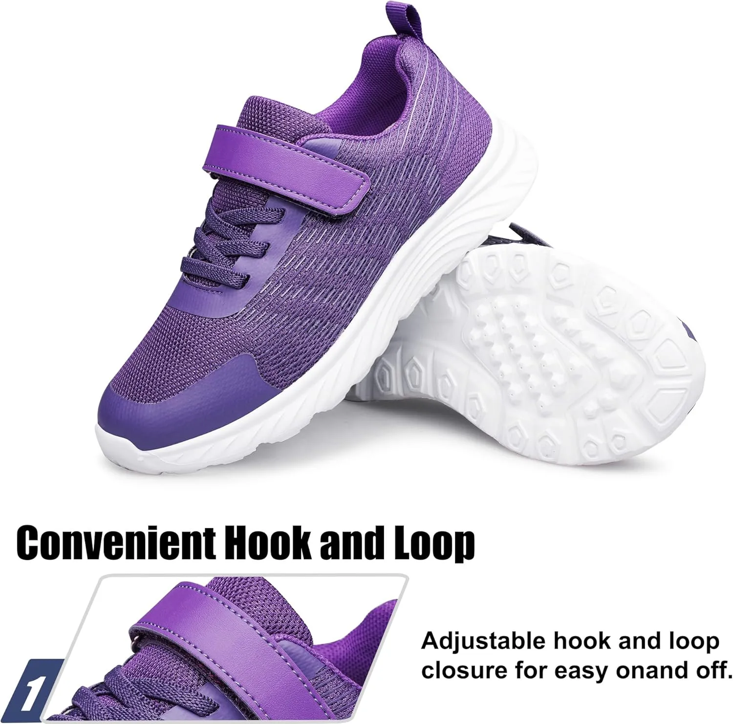 Raoendis Boys Girls Sneakers Kids Shoes Lightweight Breathable Athletic Running Tennis Fitness Shoes for Unisex Toddler/Little Kid/Big Kid