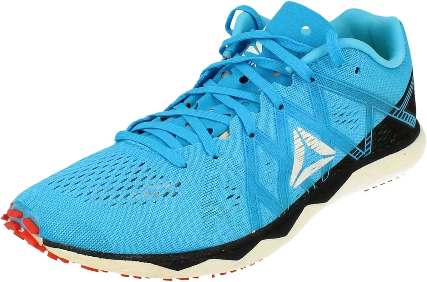 Reebok Floatride Run Fast Pro Unisex Running Trainers Sneakers (UK 6 US 7 EU 39, Black Cyan red White DV6793)
