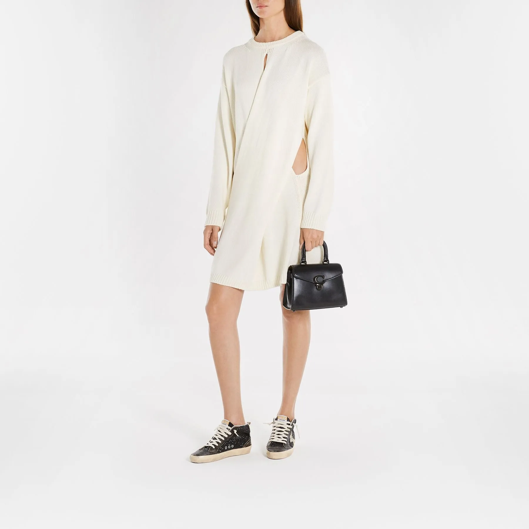 Sac Sammy Top Handle 21 - Coach - Cuir - Noir