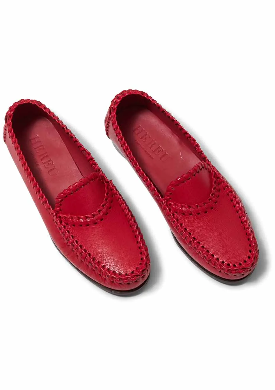 Sastre Shiny Loafer Ruby