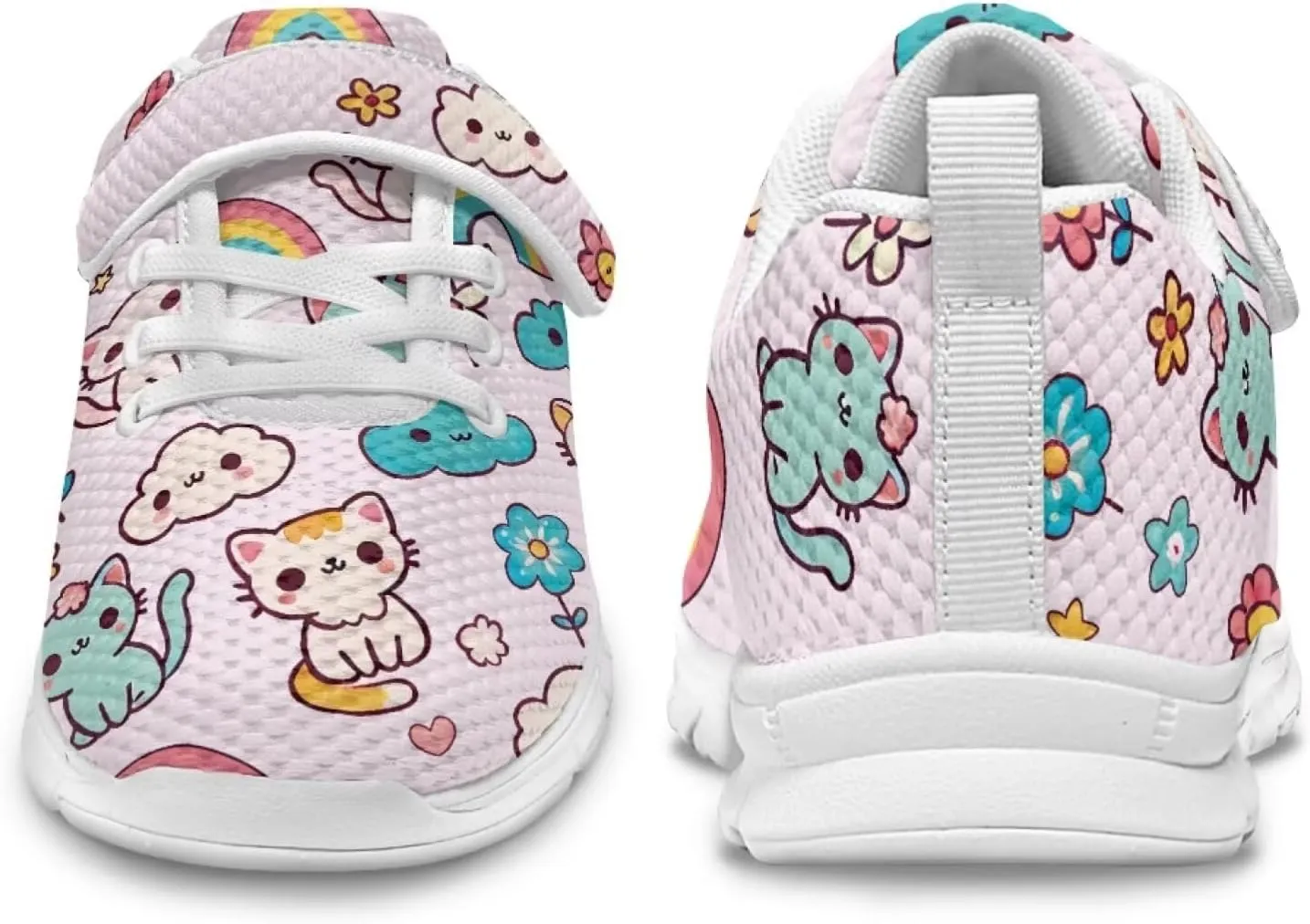 School Sneakers for Girls Boys Running Tennis Shoes Kids Slip on Shoes