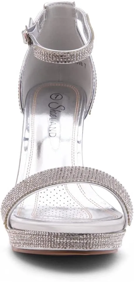 Shoe Land Women's Platform Heels - Chunky Block Heeled Sandals with Ankle Strap, Open Toe Dressy High Heels for Women, Comfortable Prom, Wedding & Party Pumps 2025