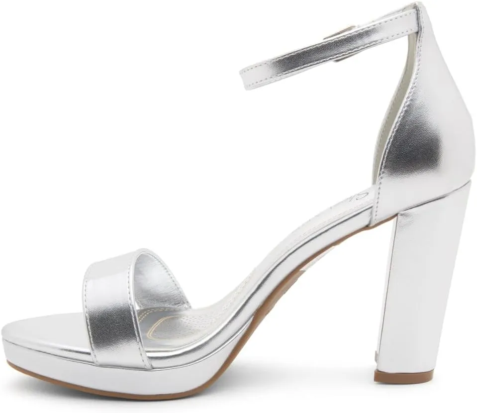 Shoe Land Women's Platform Heels - Chunky Block Heeled Sandals with Ankle Strap, Open Toe Dressy High Heels for Women, Comfortable Prom, Wedding & Party Pumps 2025