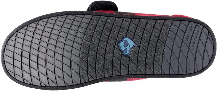 Silvert's Adaptive Clothing & Footwear Men’s Wide & Comfy Easy Closure Slippers for Seniors