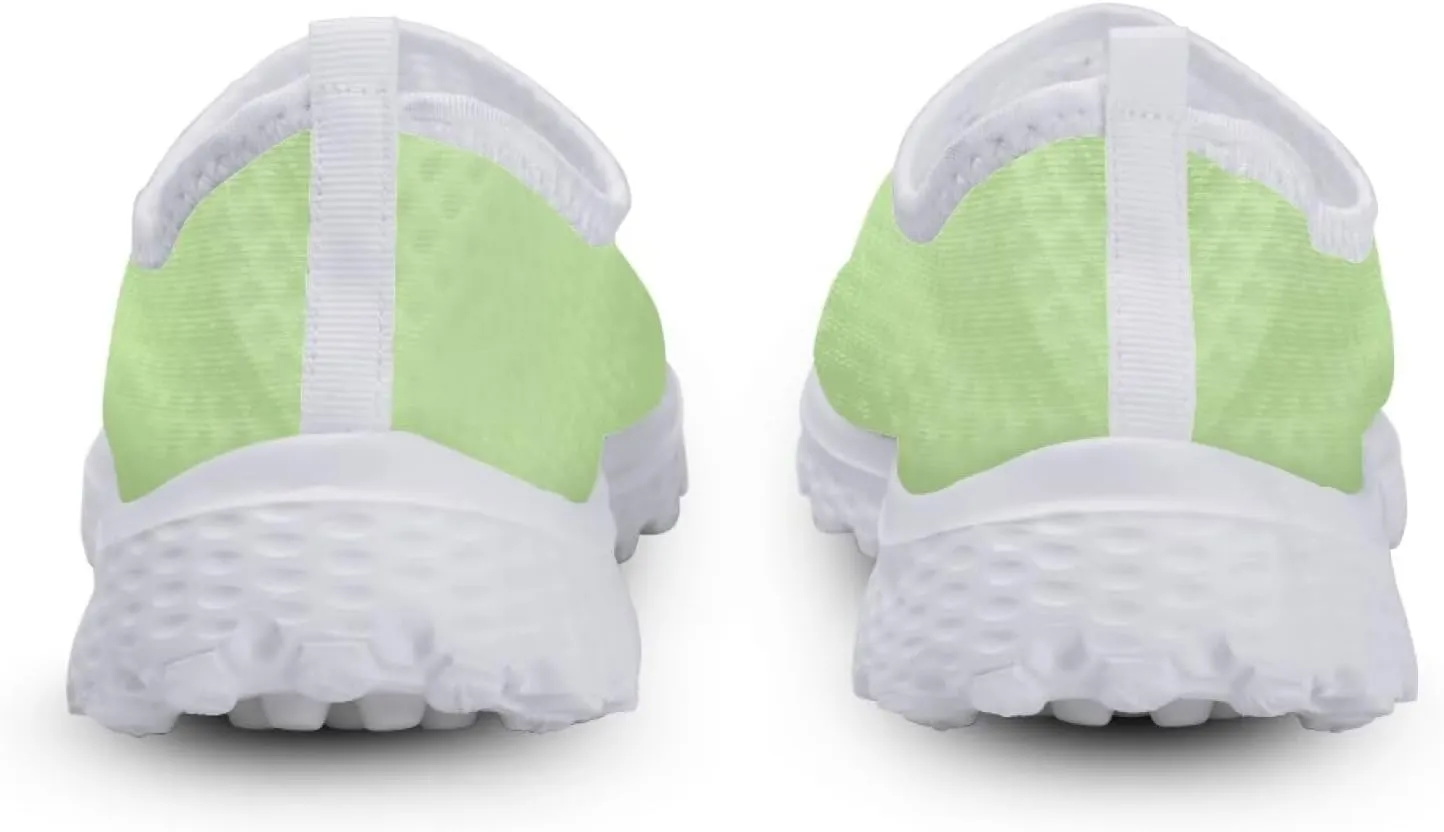 Slip On Walking Shoes for Womens Breathable Running Tennis Sneakers Comfort Anti-Slip Athletic Shoe for Travel Size 5.5-11.5 White Sole