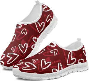 Sneakers for Women Low Top Shoes Womens Lightweight Tennis Loafers Slip on Casual Outdoor Workout Flats All Seasons White Sole