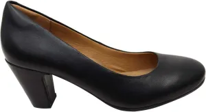 Sofft Lana Heeled Sandals for Women – Leather Lining and Upper – Microfiber Footbed – Closed Toe Style