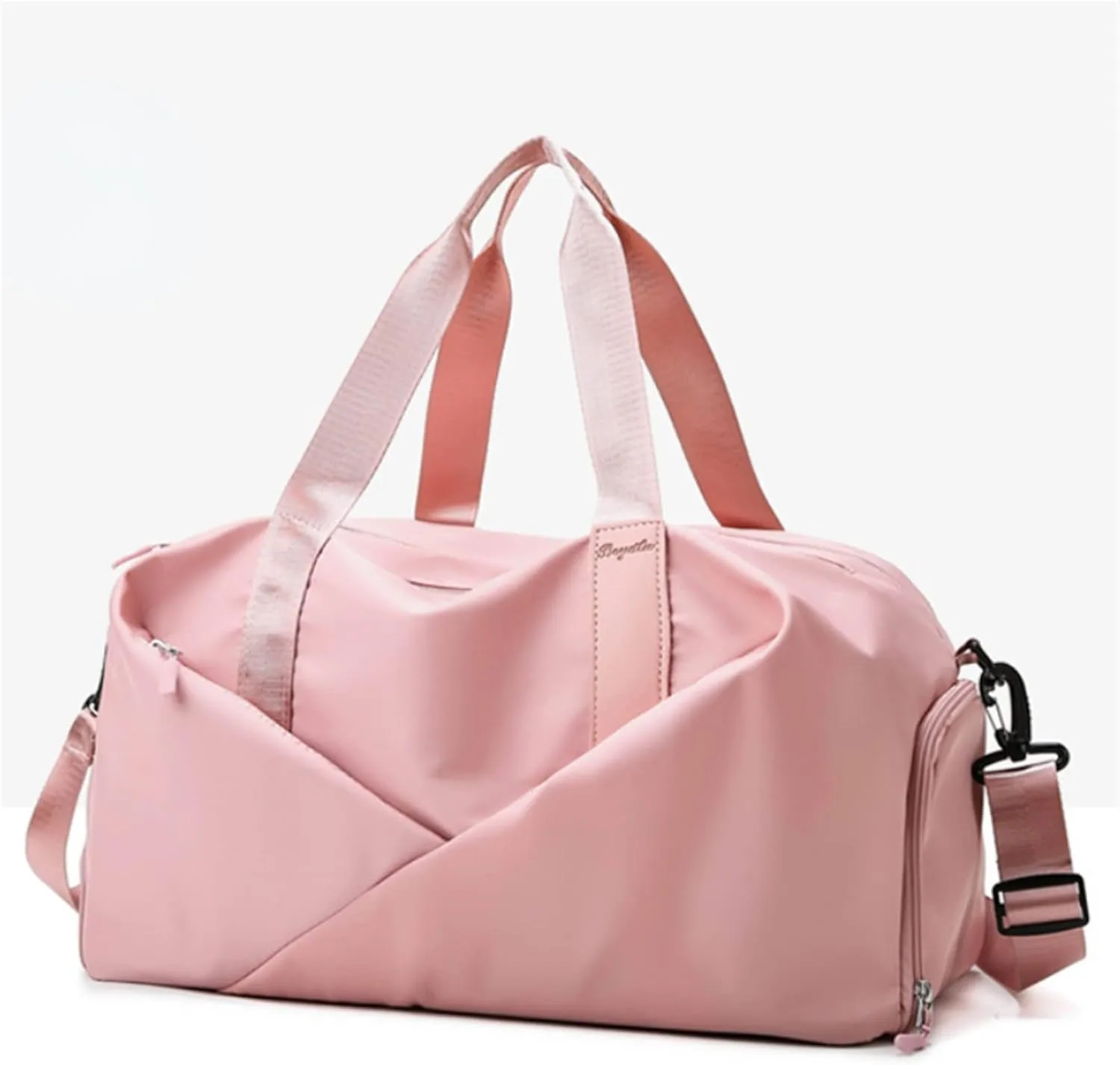 Sports Duffel Bags Women Sports Gym Bag Travel Dry Wet Bag Handbag Multifunction Swimming Shoulder Messenger Weekend Fitness Training Bag(Purple)