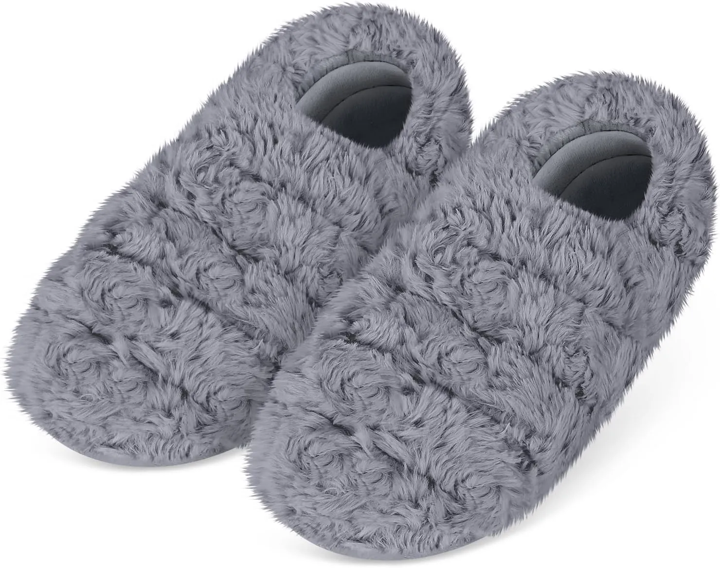 SUZZIPAD Microwavable Slippers and Microwave Foot Warmers for Women & Man, Heated Slippers for Cold Feet, Feet Warmers for Plantar Fasciitis, Achilles Tendinitis, Ankle Pain Relief, S/M, Unscented