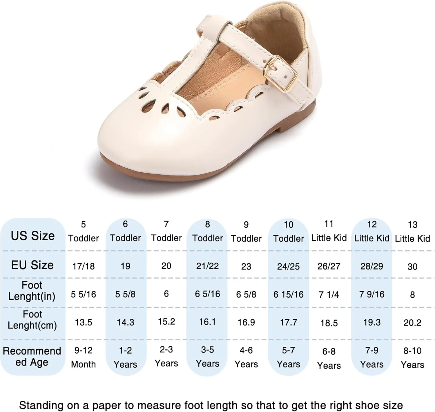 THEE BRON Mary Jane Shoes for Girls T-Strap Toddler Flats Patent Leather with Crafted Legacy