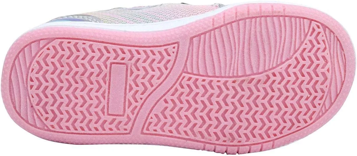 Toddler Glitter Shoes Girl's Flashing Sneakers with Cute Bowknot