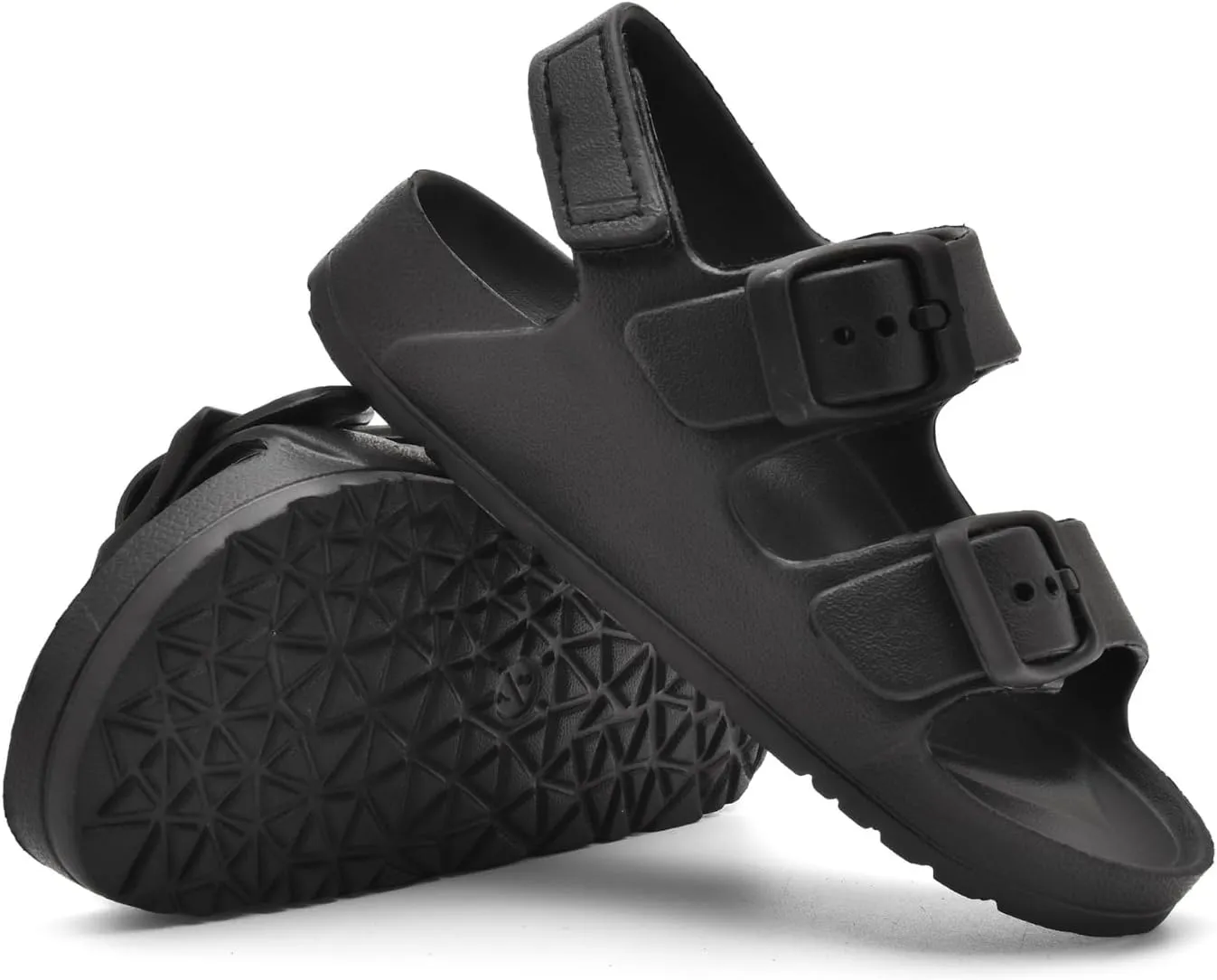 Toddler Unisex Adjustable Buckle Sandals – Comfortable Open Toe Beach & Pool Shoes for Boys & Girls with Back Strap