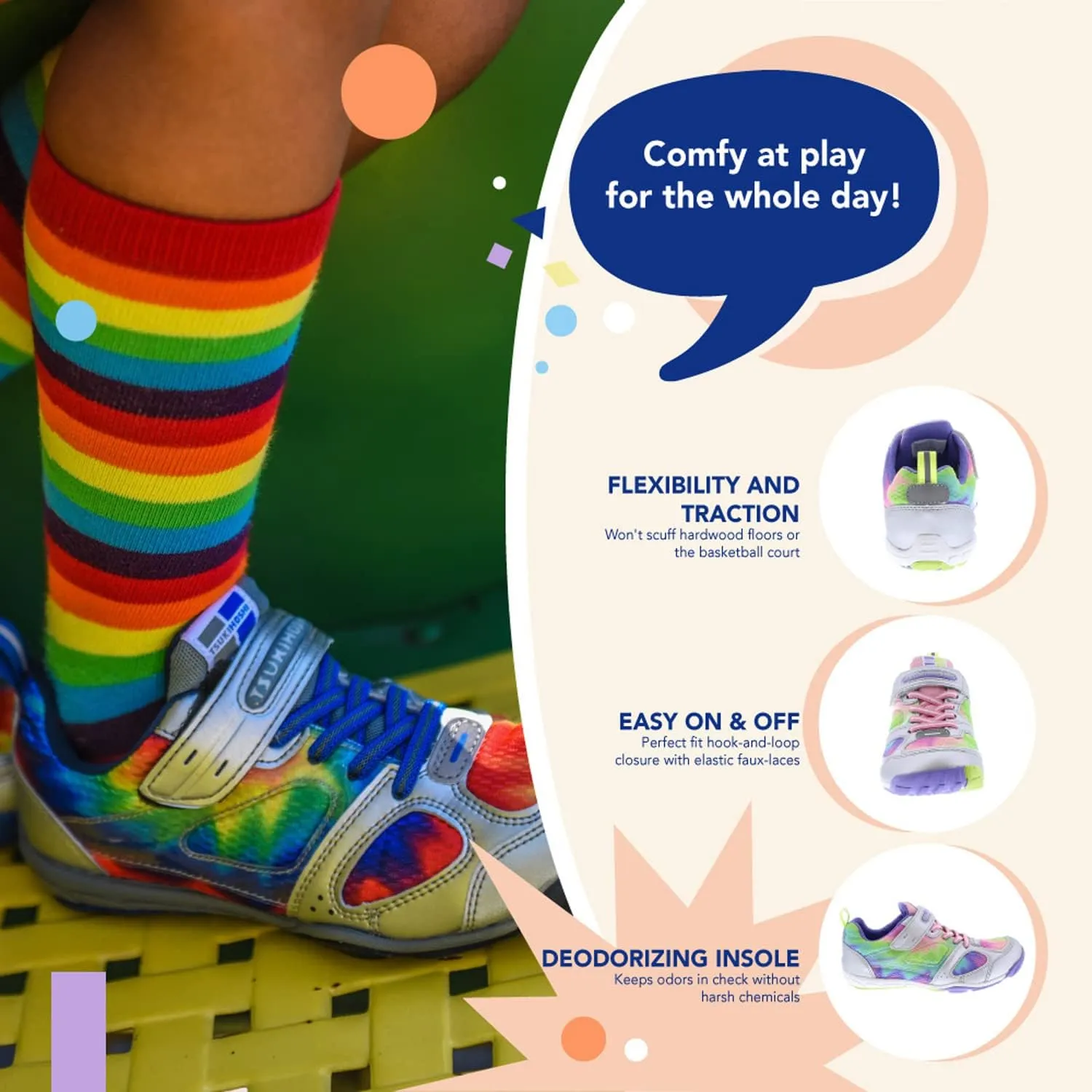 TSUKIHOSHI Unisex-Child Mako (Little Big Kid) Sneaker