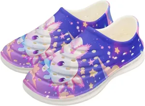 Unisex Kids Garden Shoes for Girls Boys Slip on Water Shoes Lightweight Beach Walking Sneakers Girls Axolotl Sandals