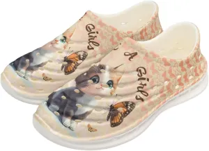 Unisex Kids Garden Shoes for Girls Boys Slip on Water Shoes Lightweight Beach Walking Sneakers Girls Axolotl Sandals