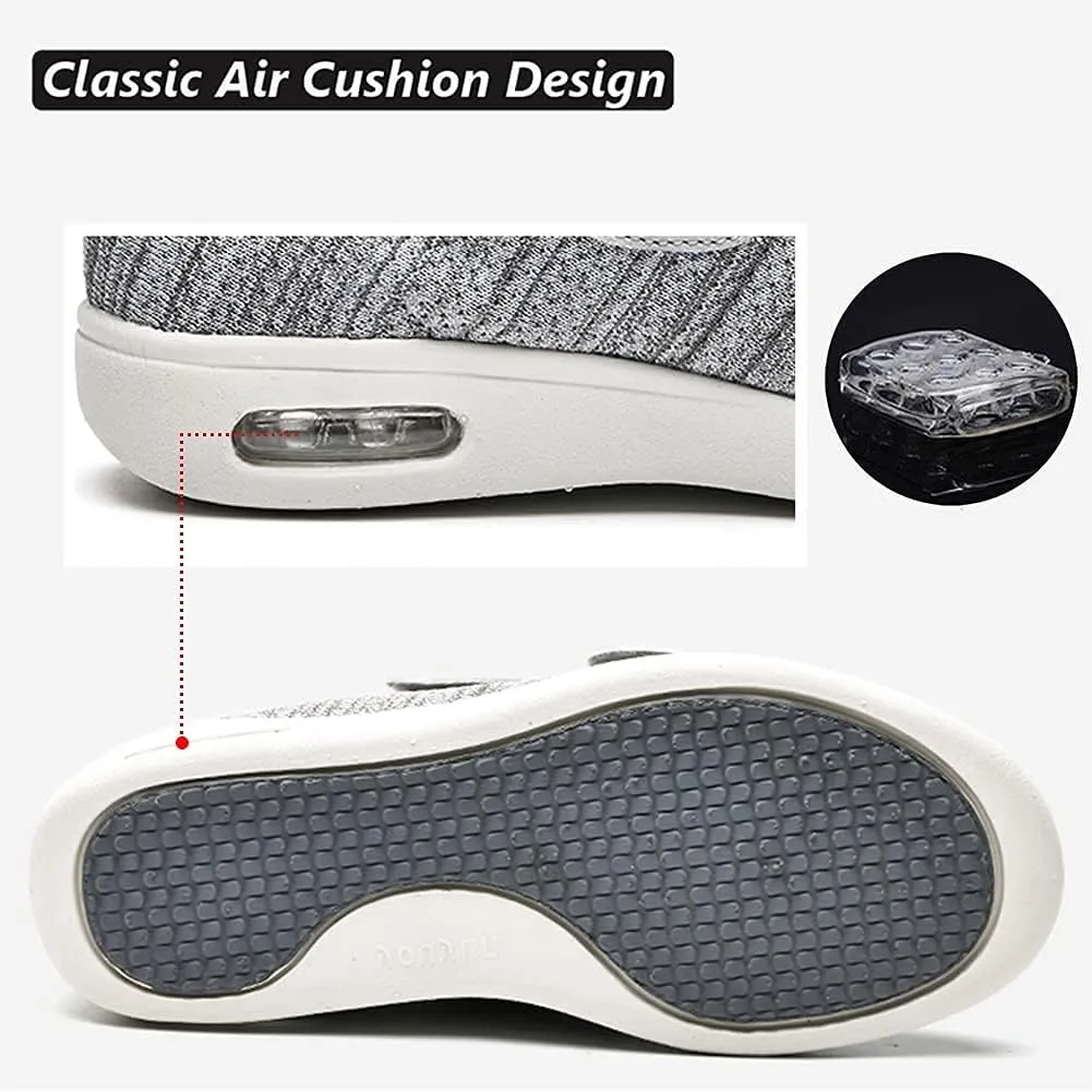 W&LESVAGO Diabetic Shoes for Women Easy On/Off, Lightweight Breathable Adjustable Closure Walking Sneakers