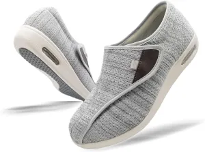 W&LESVAGO Diabetic Shoes for Women Easy On/Off, Lightweight Breathable Adjustable Closure Walking Sneakers