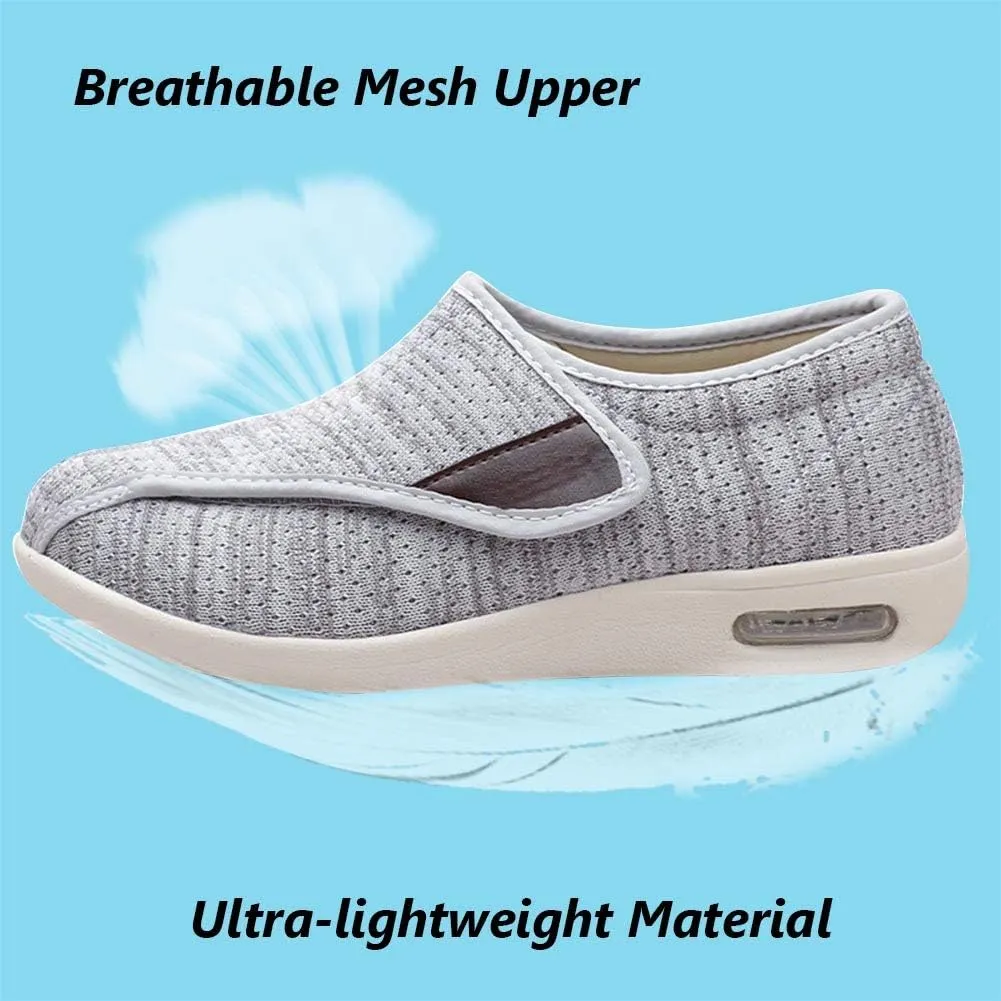 W&LESVAGO Diabetic Shoes for Women Easy On/Off, Lightweight Breathable Adjustable Closure Walking Sneakers