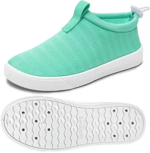 WateLves Toddler Water Shoes Kids Boys and Girls Quick Dry Water Sneakers Slip On Aqua Swim Shoes for Beach Daily Walking