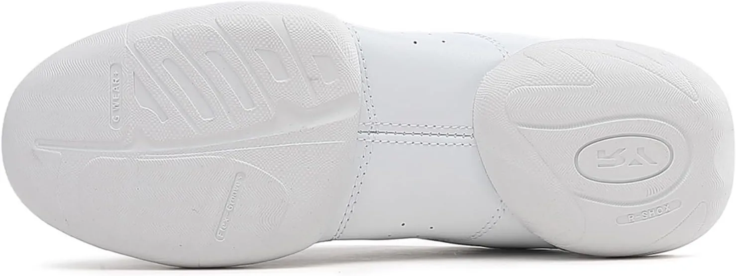 White Cheer Shoes Girls Dancing Training Sneakers Women Jumping Tumbling Exercise Aerobic Fitness Dance Sole Separation
