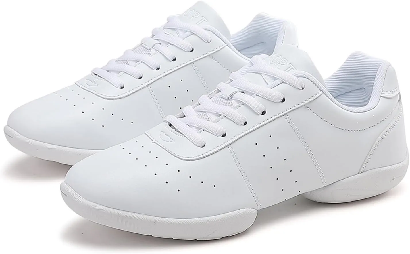 White Cheer Shoes Girls Dancing Training Sneakers Women Jumping Tumbling Exercise Aerobic Fitness Dance Sole Separation