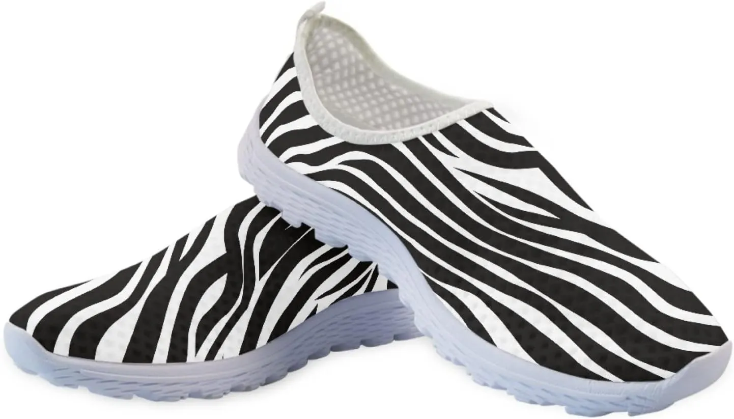 Women's Athletic Road Running Mesh Breathable Casual Slip on Sneakers Fashion Tennis Shoes