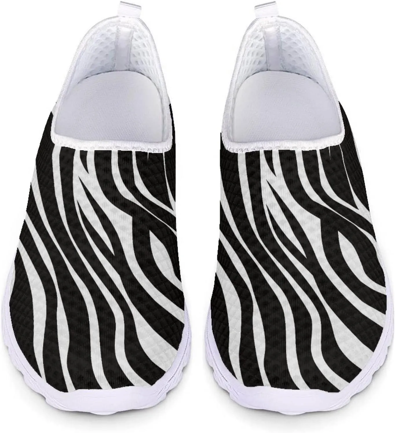 Women's Athletic Road Running Mesh Breathable Casual Slip on Sneakers Fashion Tennis Shoes