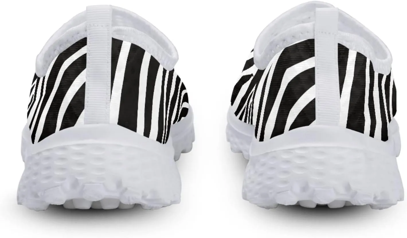 Women's Athletic Road Running Mesh Breathable Casual Slip on Sneakers Fashion Tennis Shoes