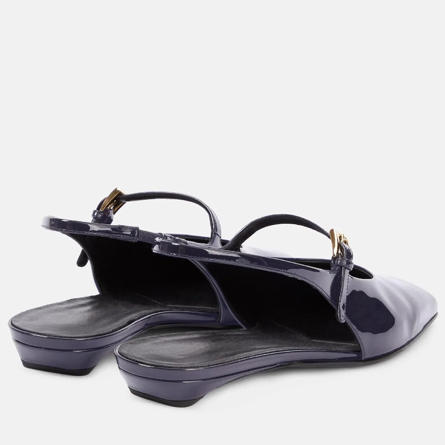 Women's Chic Square Closed Toe Low Chunky Heel Slingback Shoes Comfortable Slip On Mary Jane Flats with Buckle Casual Office Dressy Slingback Mary Jane Pumps for Women