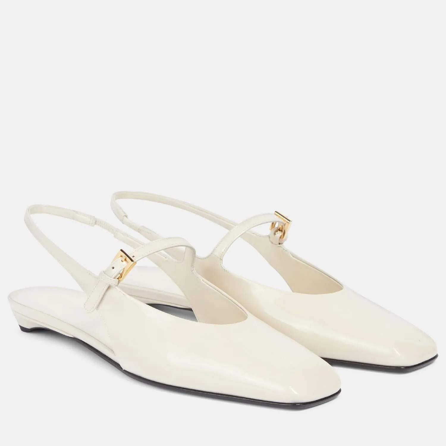 Women's Chic Square Closed Toe Low Chunky Heel Slingback Shoes Comfortable Slip On Mary Jane Flats with Buckle Casual Office Dressy Slingback Mary Jane Pumps for Women