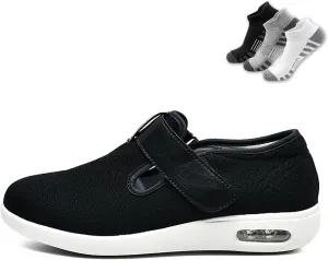 Women's Diabetic Shoes,Men's Extra Wide Fitting Sneakers for Older Adults with Swollen Feet