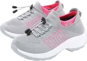 Women's Orthopedic Shoes Slip On Breathable Sneakers Walking Athletic Casual Shoe, Comfortable Trainers for Womens