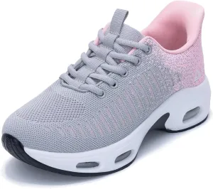 Womens Running Shoes Air Tennis Sneakers Slip On Athletic Shoes for Walking Gym Fitness